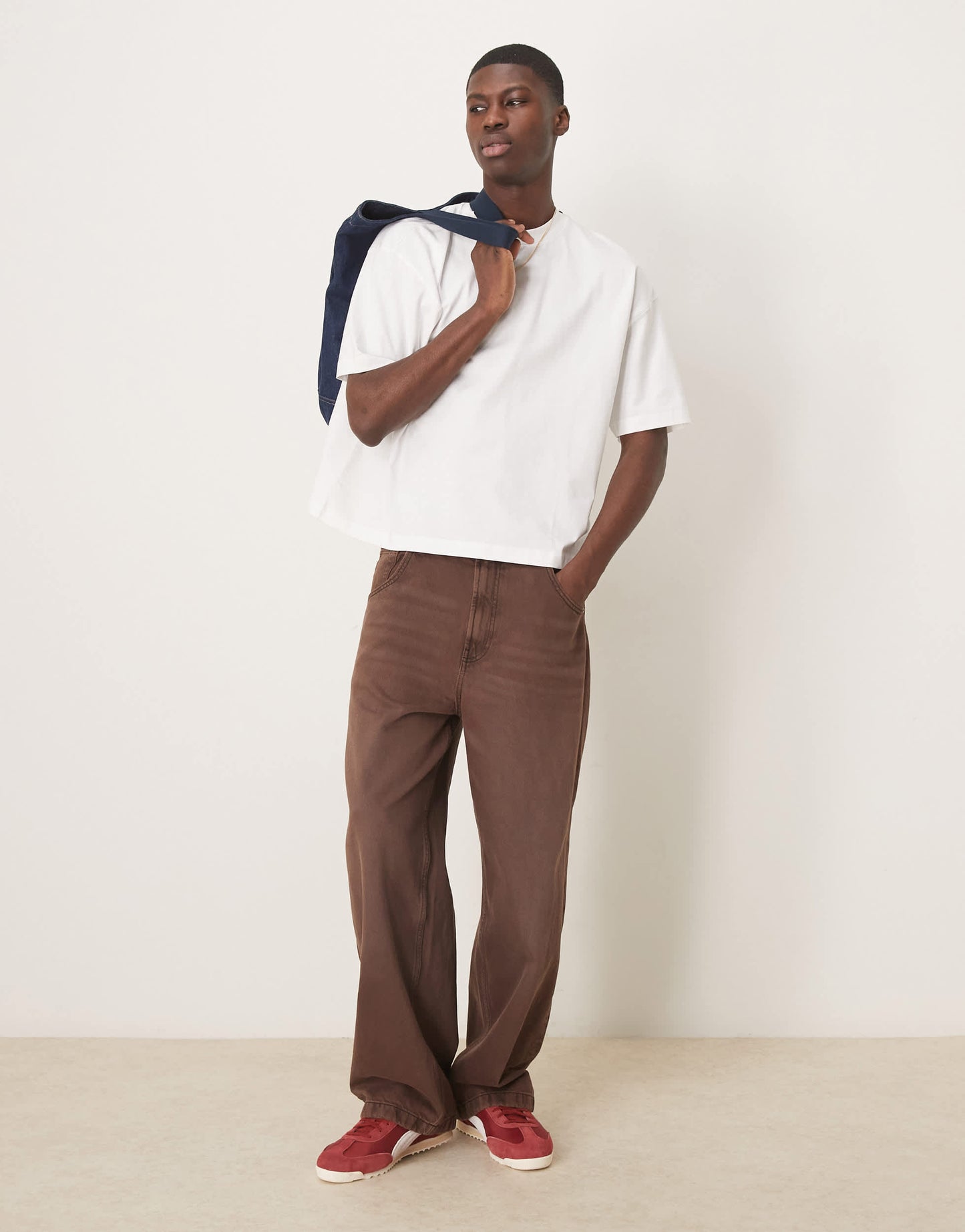 ASOS DESIGN boxy oversized t-shirt with fruit graphic in white