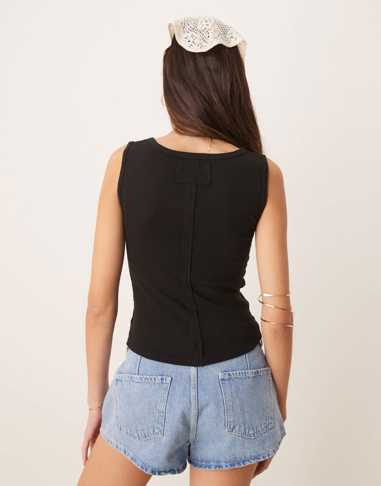 Free People humingbird vest in black