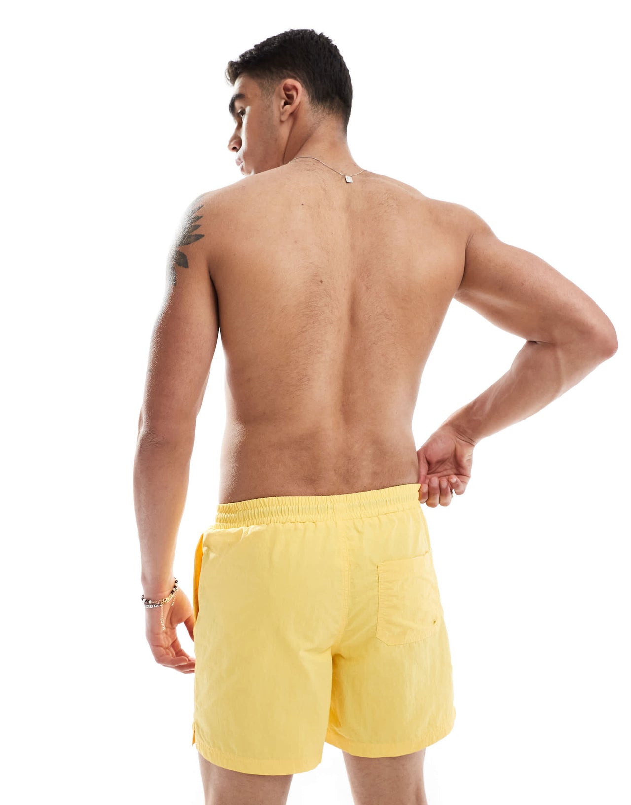 Farah colbert swim shorts in yellow