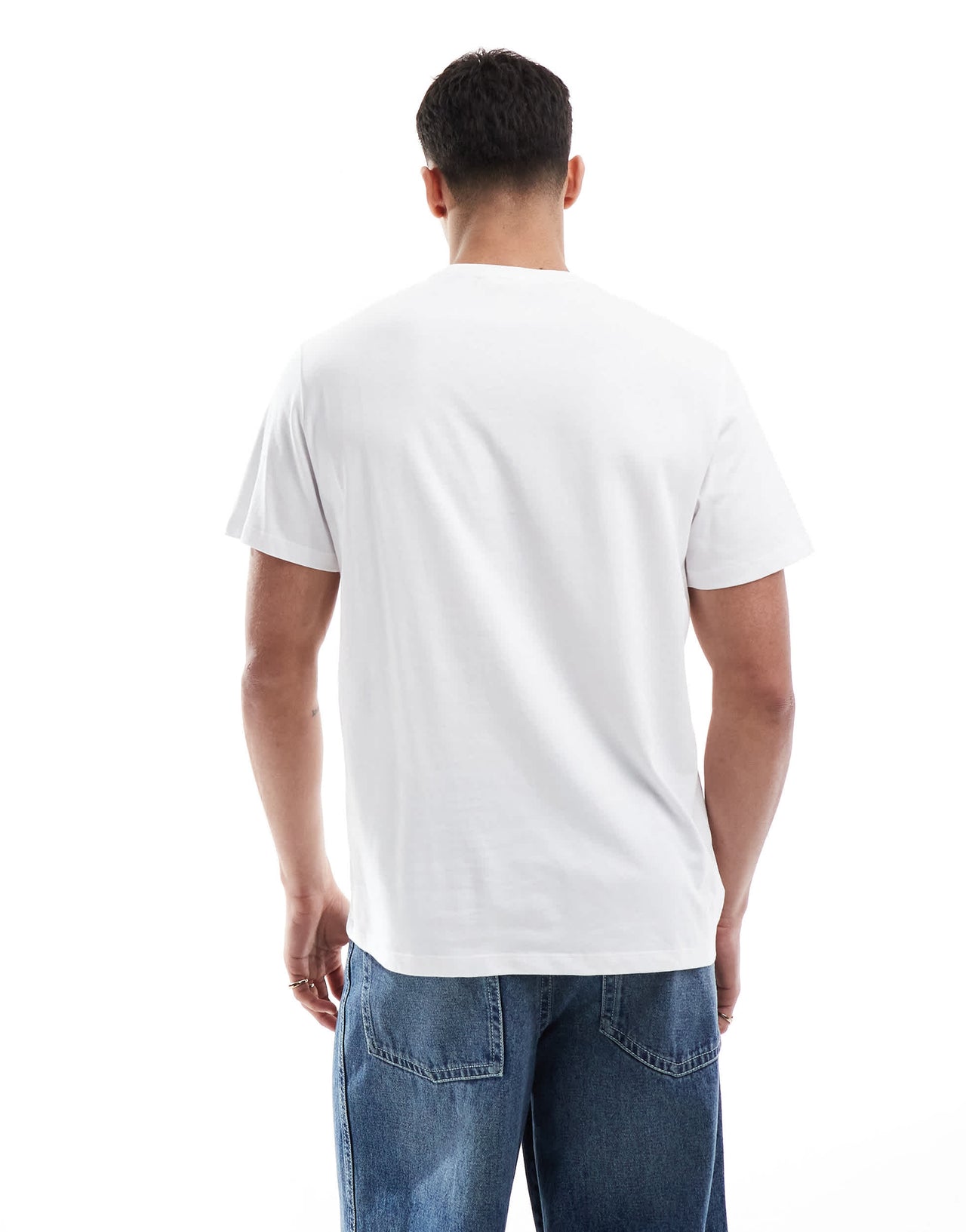 Calvin Klein Jeans  varsity logo t-shirt in white