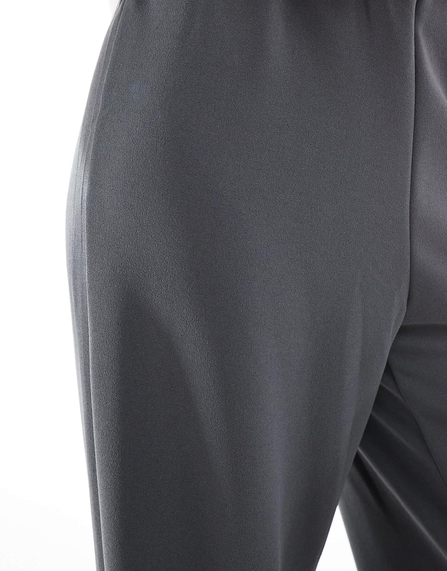 Vero Moda Tall loose pull on trousers in grey pinstripe
