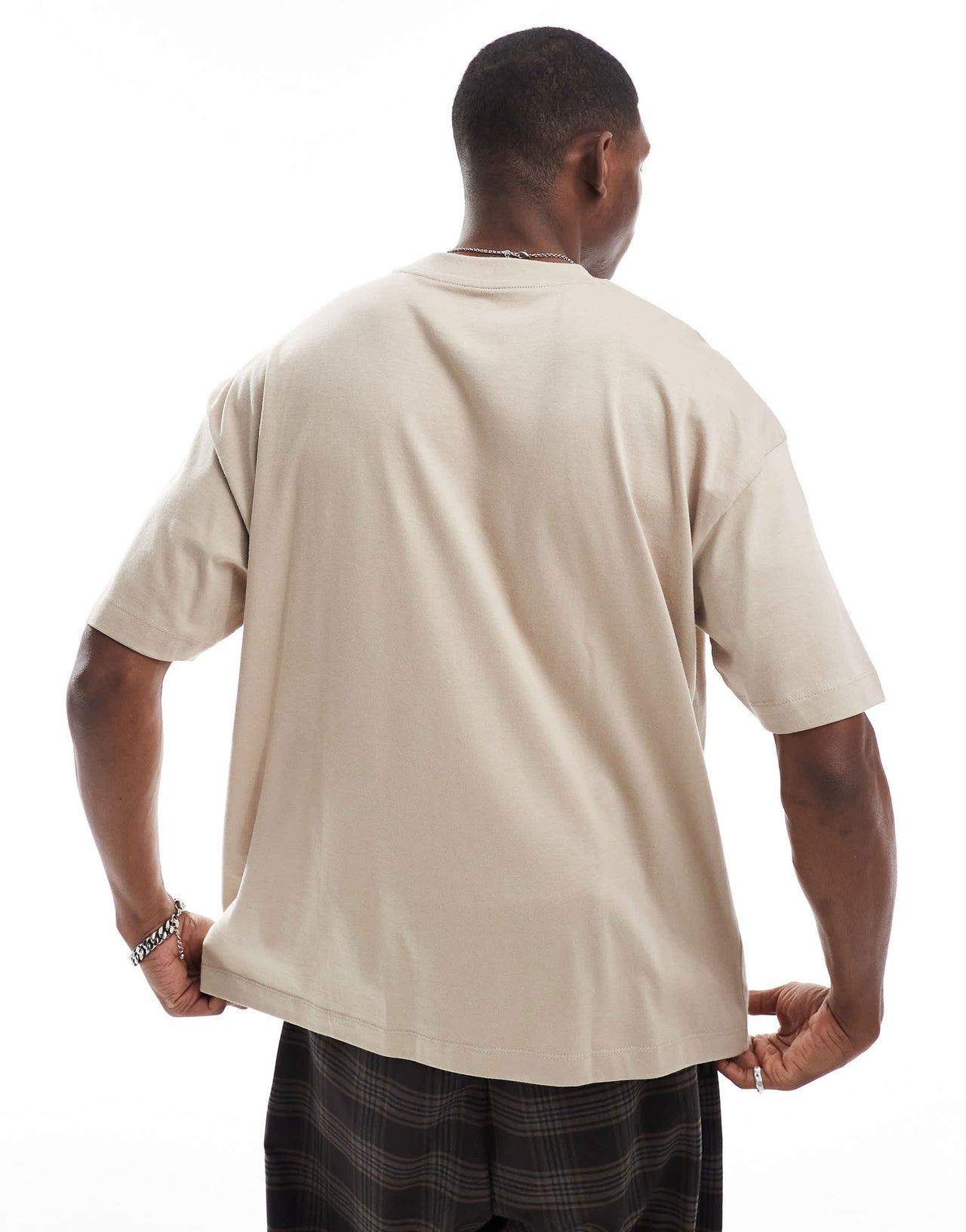 ASOS DESIGN Essentials oversized t-shirt in stone