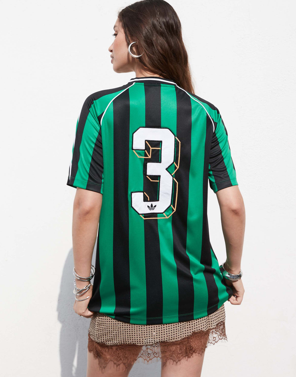 adidas Originals summer football shirt in green