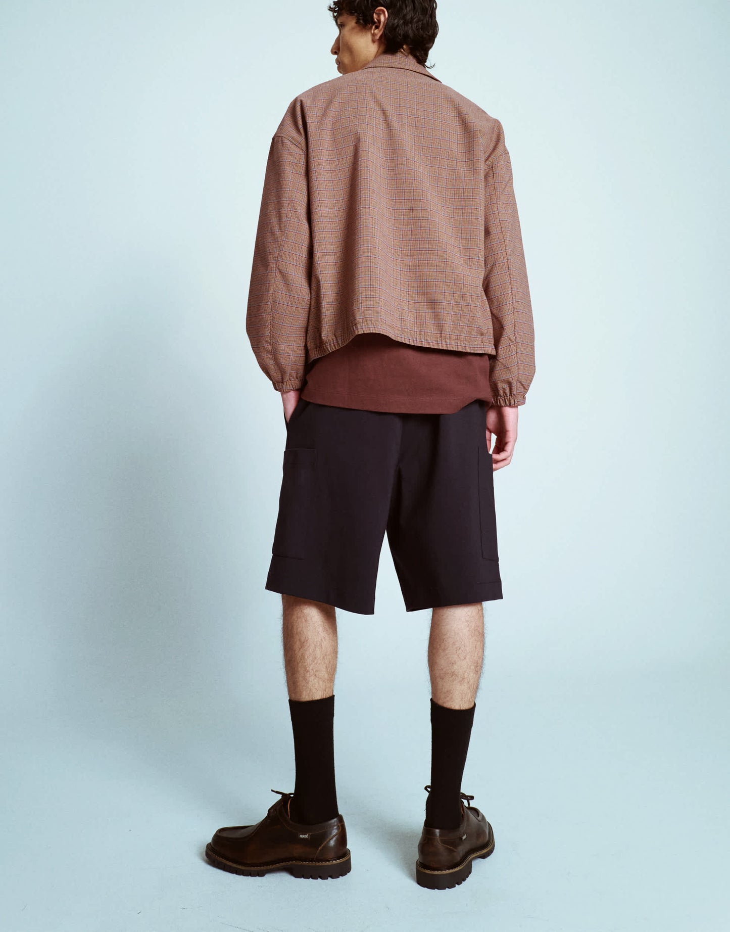 Topman premium utility short in navy