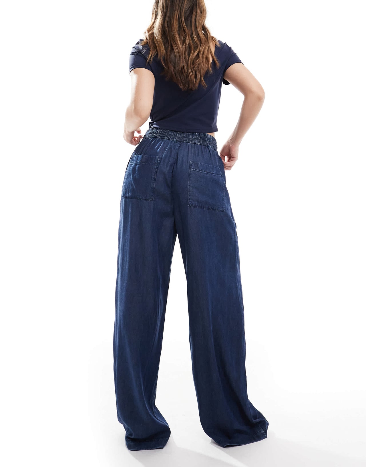 French Connection Collorado denim fluid jeans in vintage blue