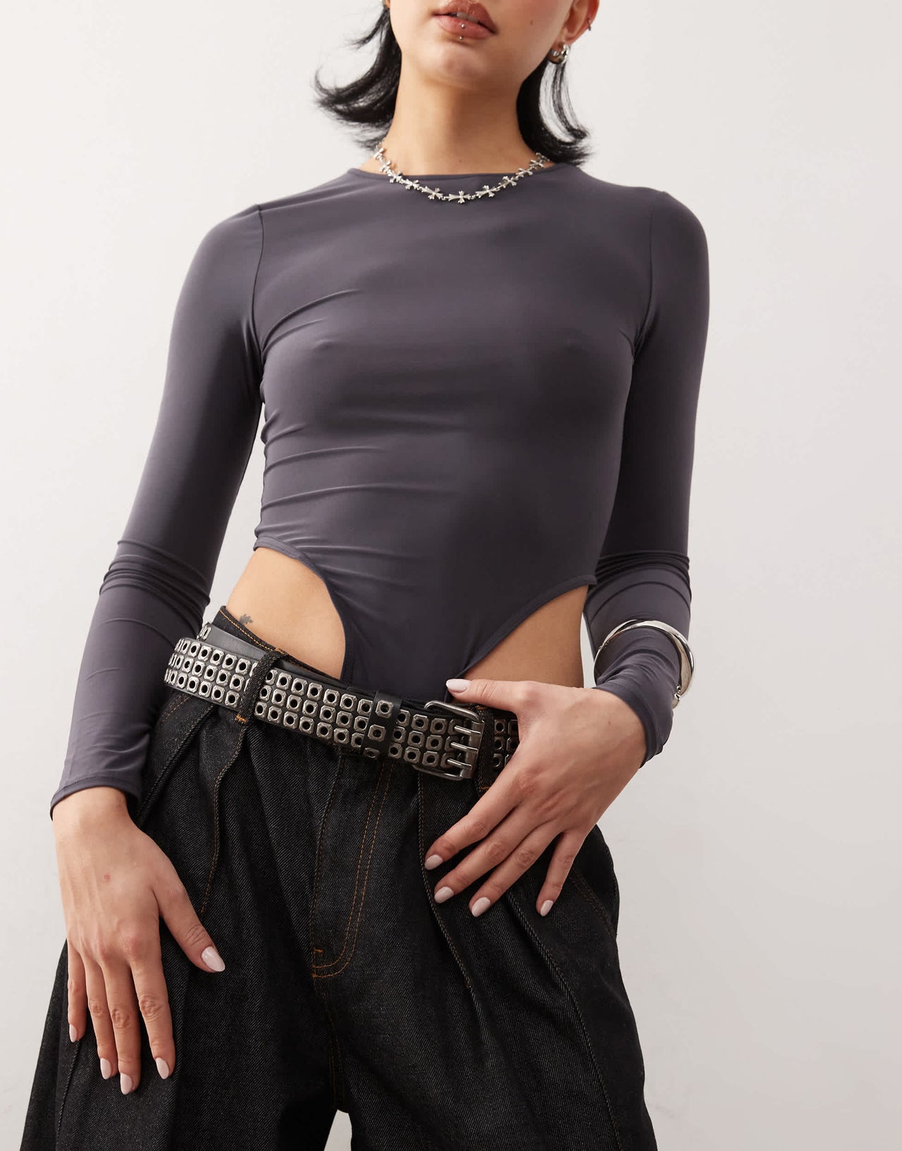 COLLUSION long sleeve bodysuit