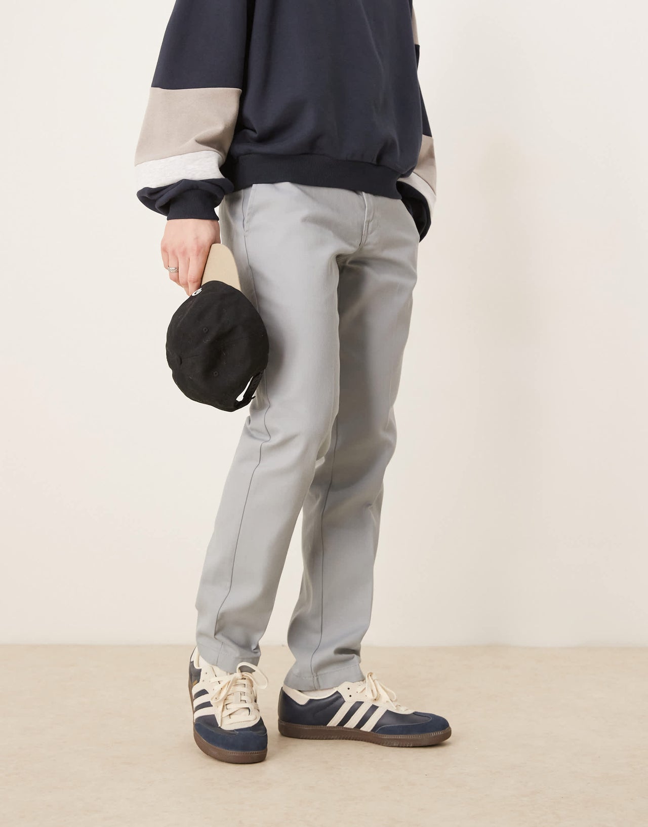 Dickies 872 slim fit work trousers in light grey