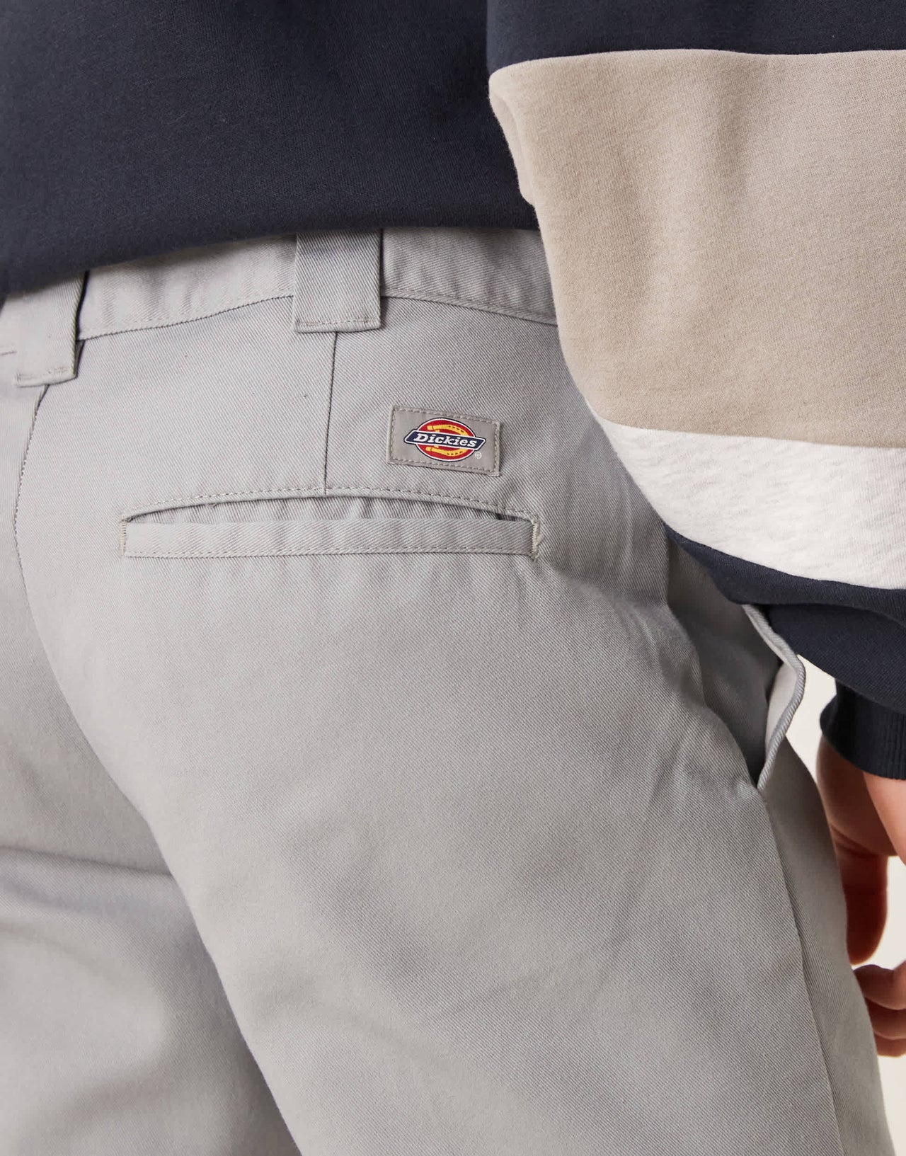 Dickies 872 slim fit work trousers in light grey
