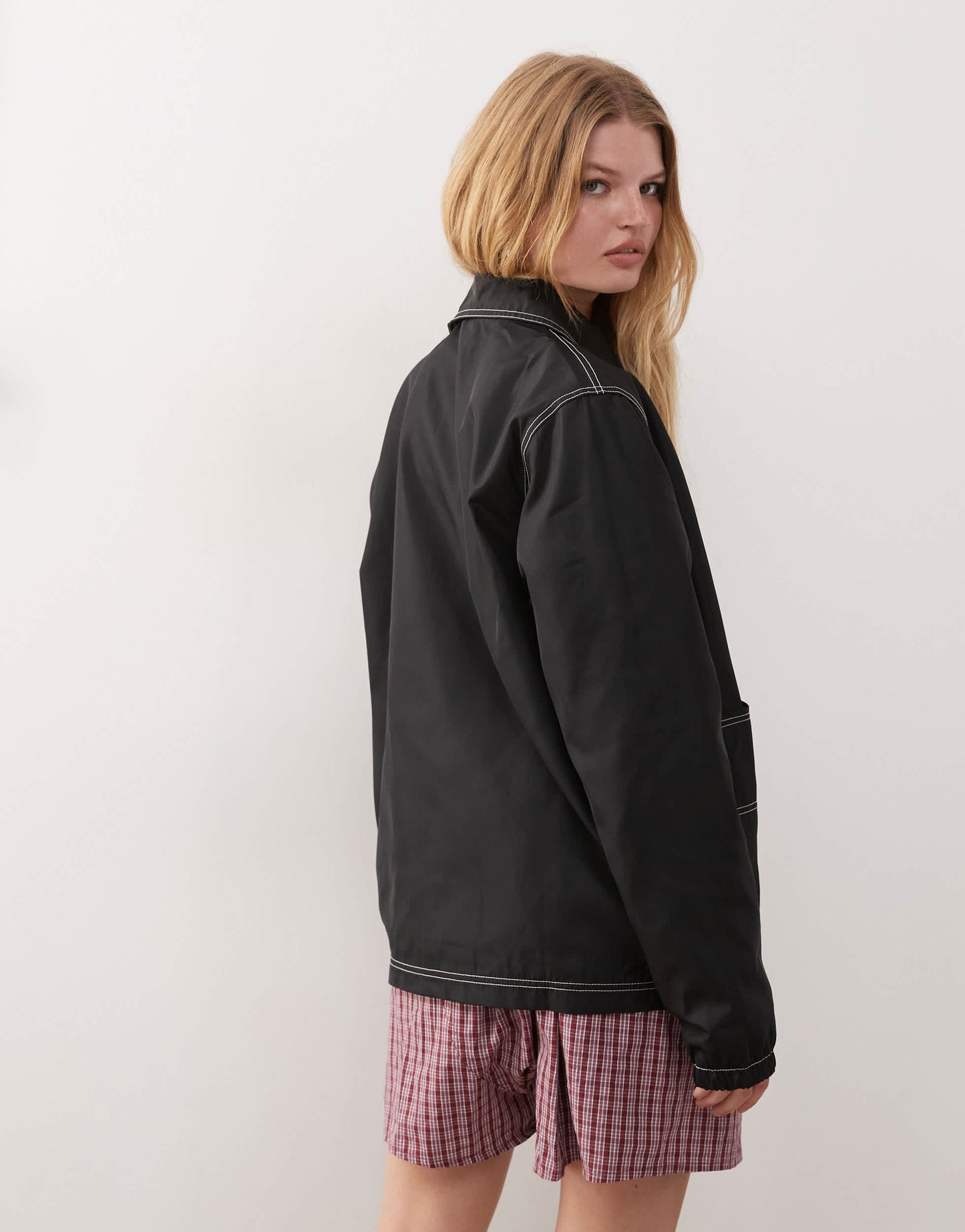 adidas Originals Wabash woven jacket in black