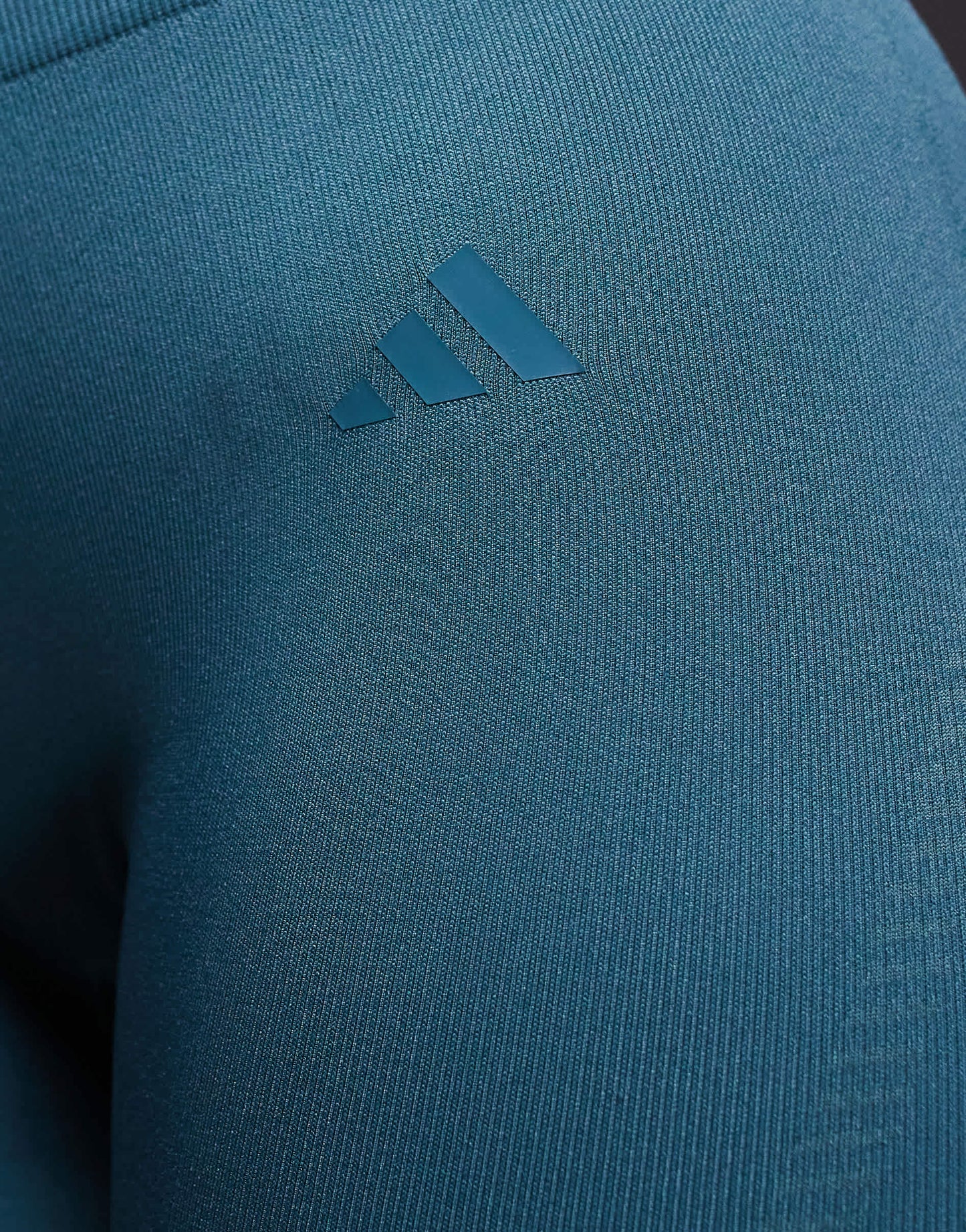 adidas Training knit 4"""" booty shorts in teal