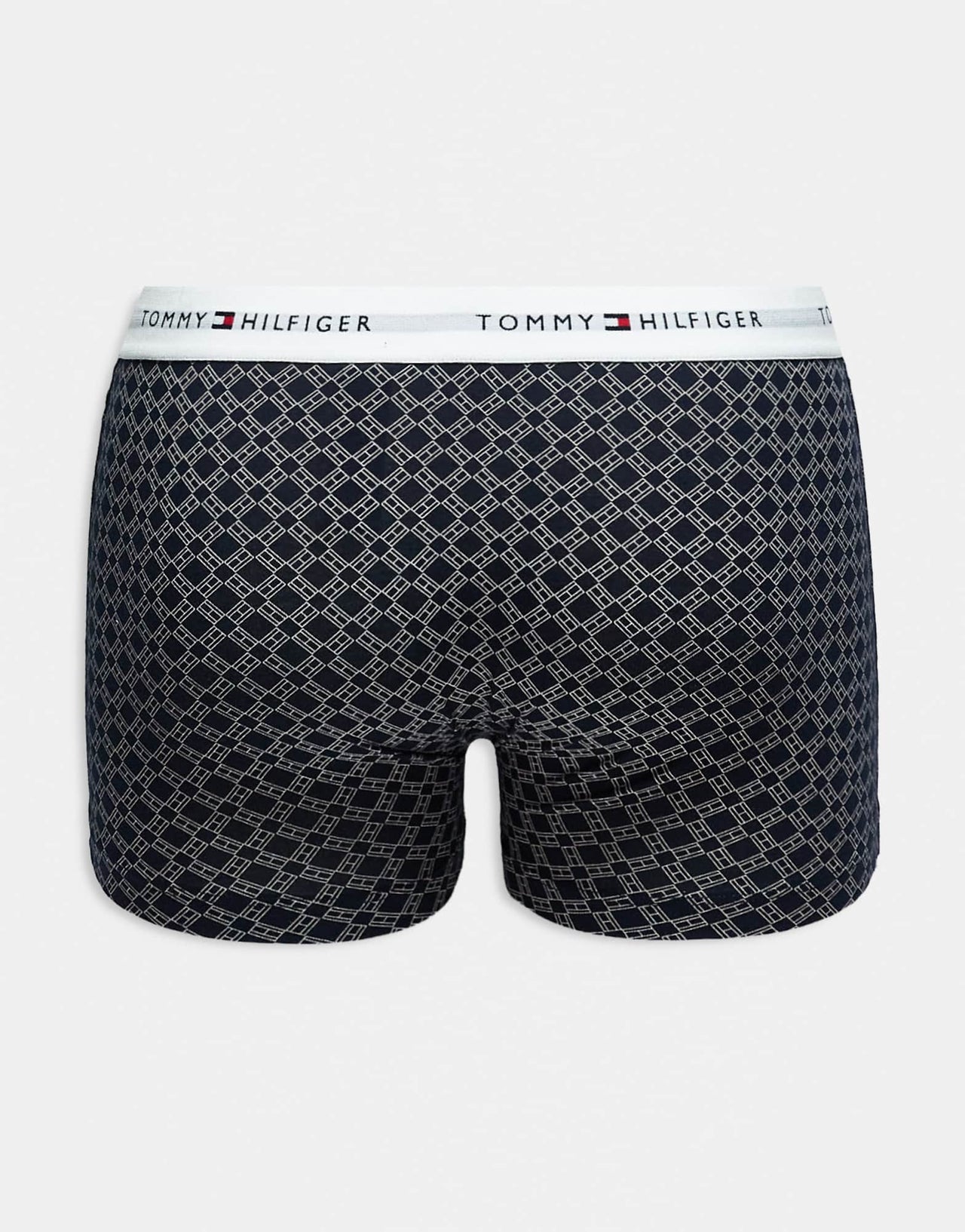 Tommy Hilfiger 3 pack trunks in navy, khaki and geo print