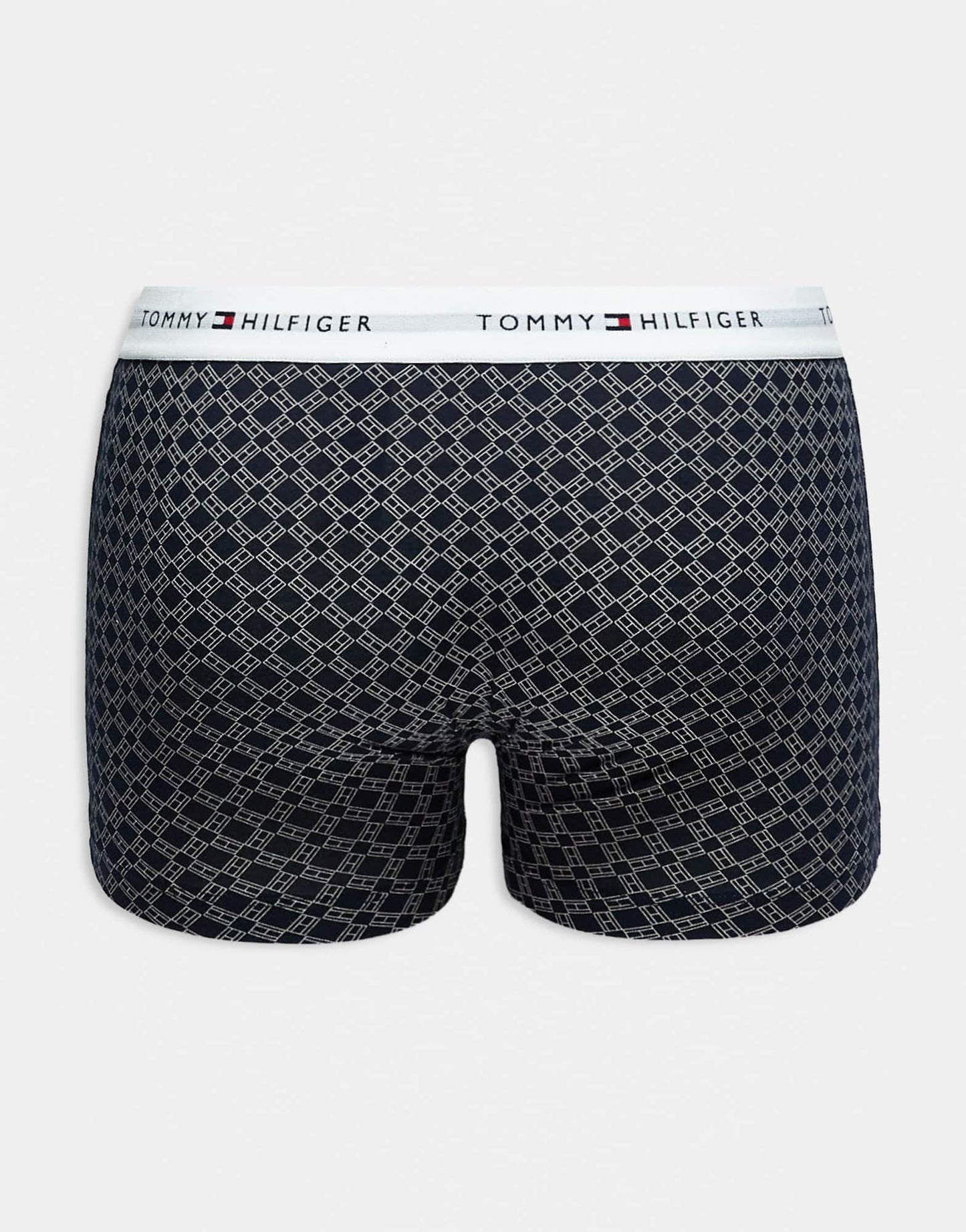 Tommy Hilfiger 3 pack trunks in navy, khaki and geo print