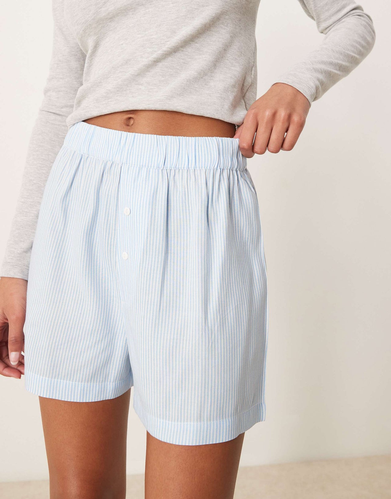 Luna boxer short in blue stripe