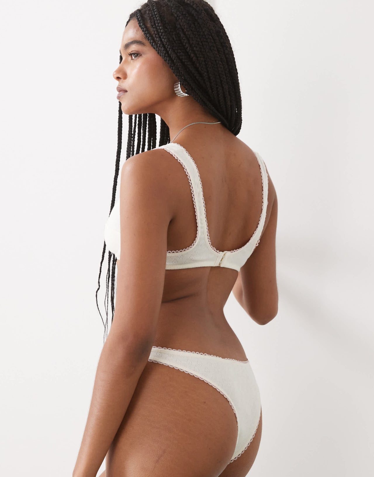 Motel yinis pointelle brief in ivory