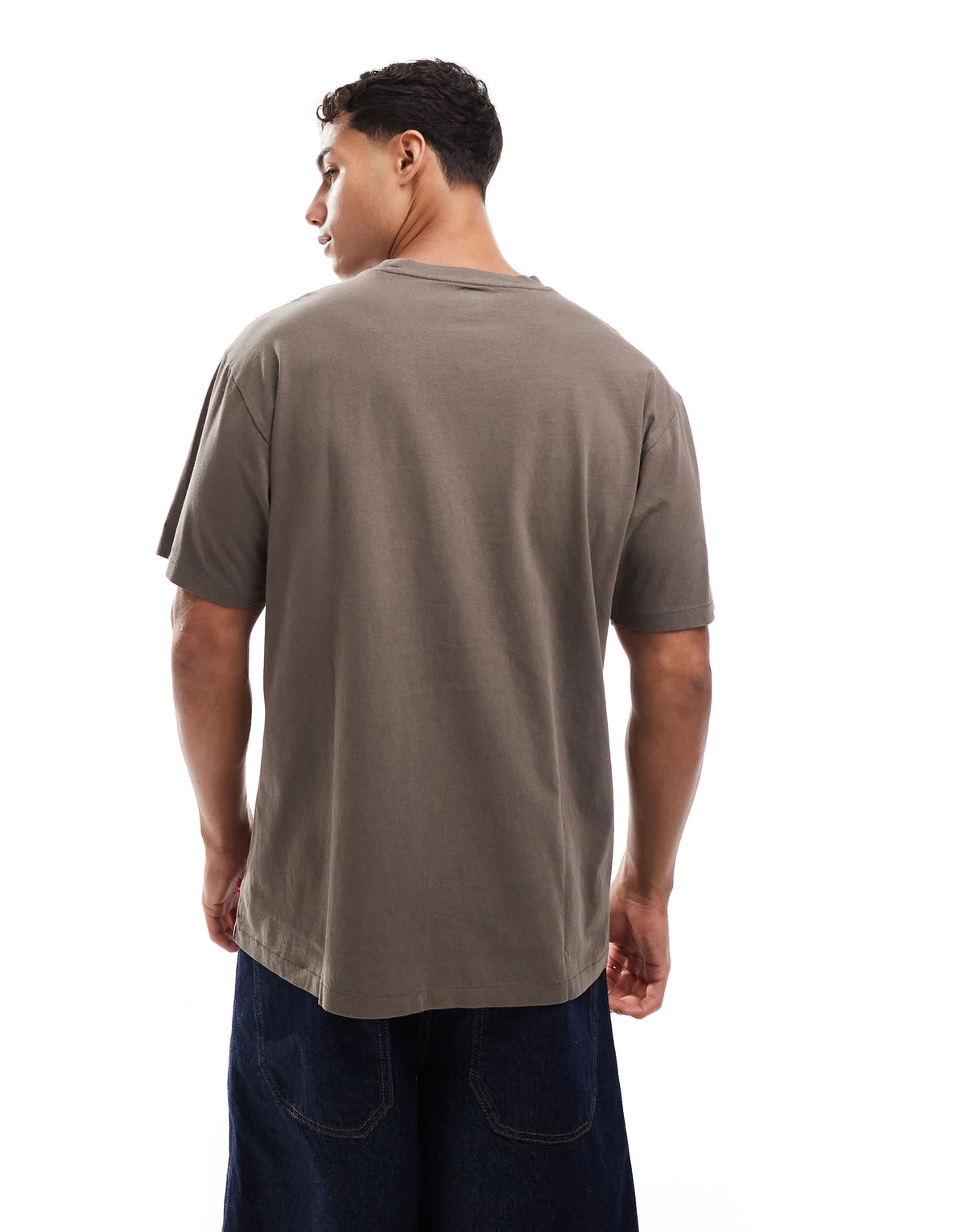 Levi's tonal logo vintage oversized garment dye t-shirt in khaki green