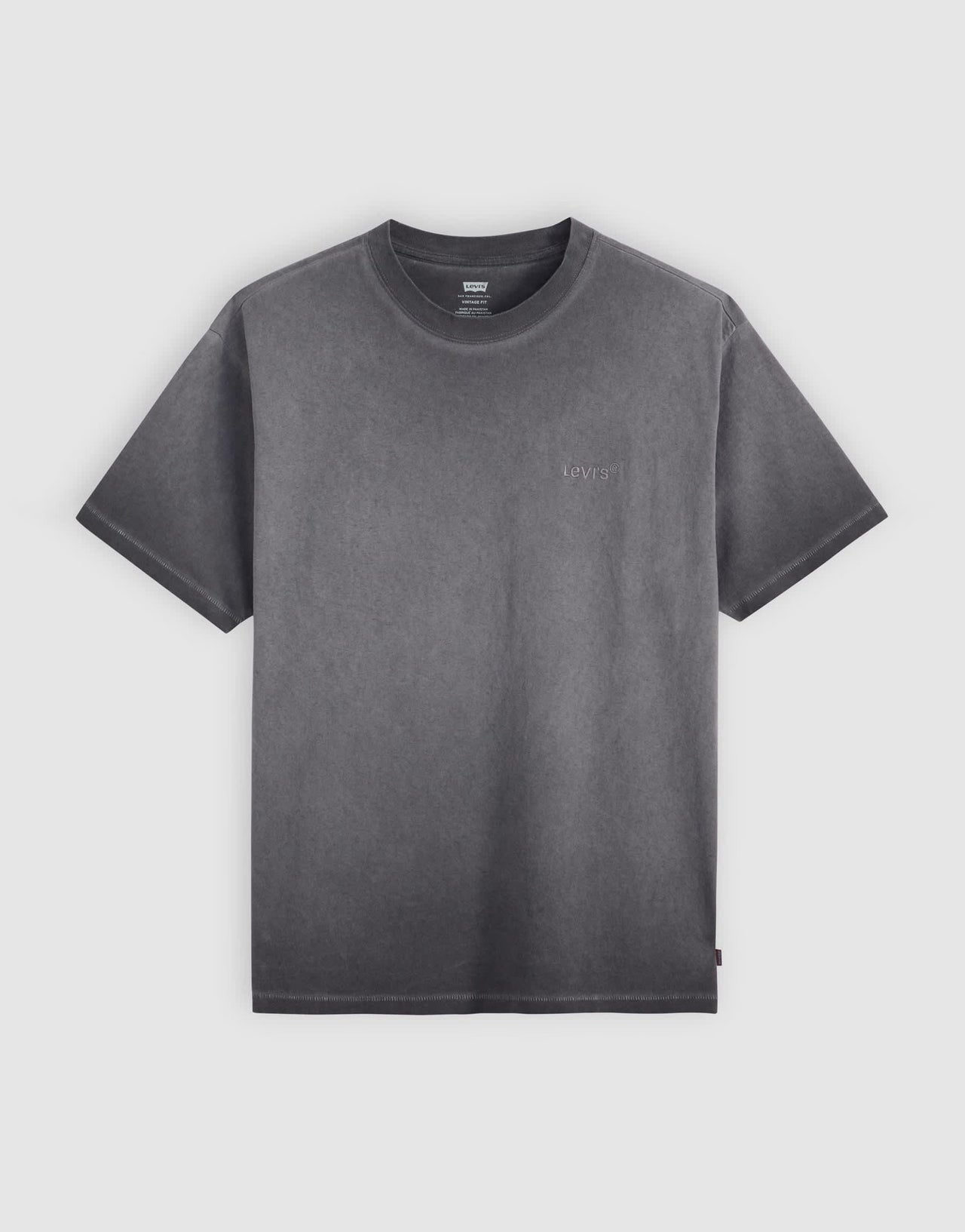 Levi's tonal logo vintage oversized garment wash t-shirt in charcoal