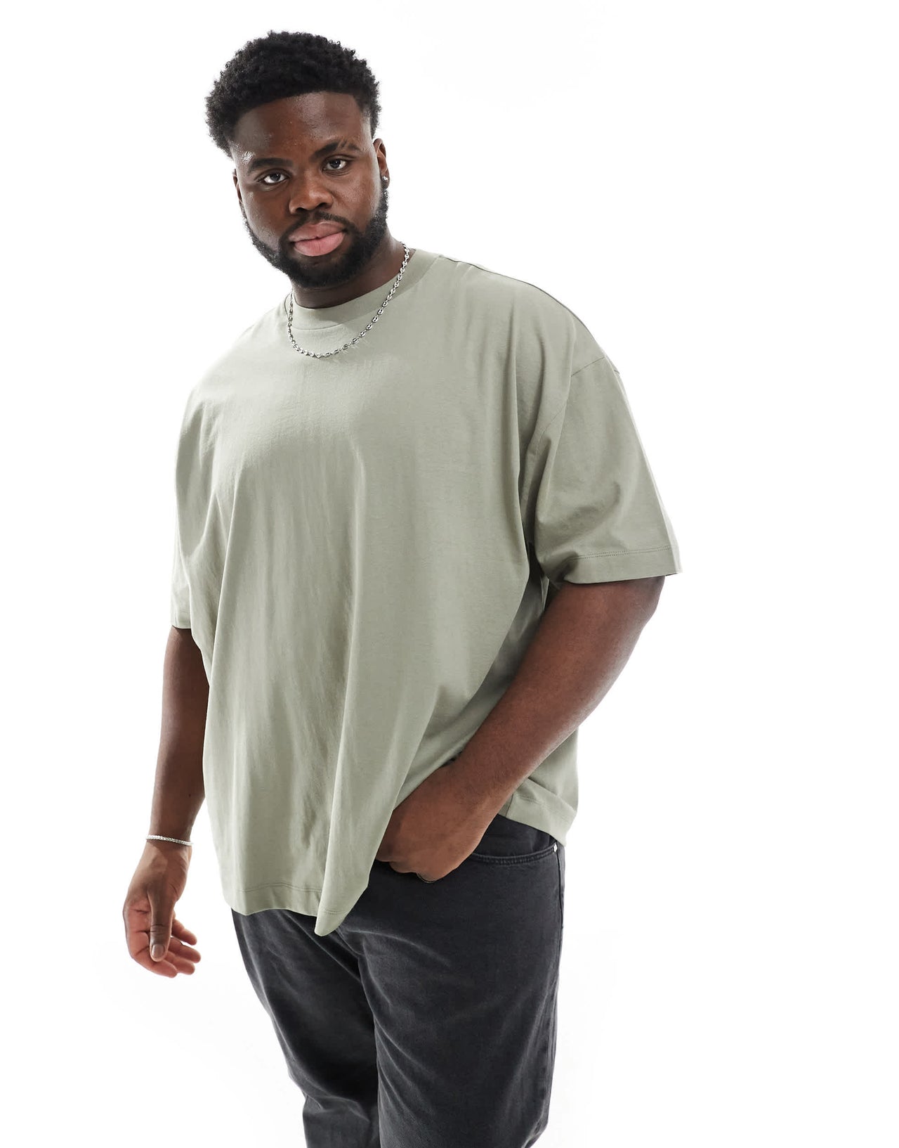 ASOS DESIGN Essentials oversized t-shirt in khaki