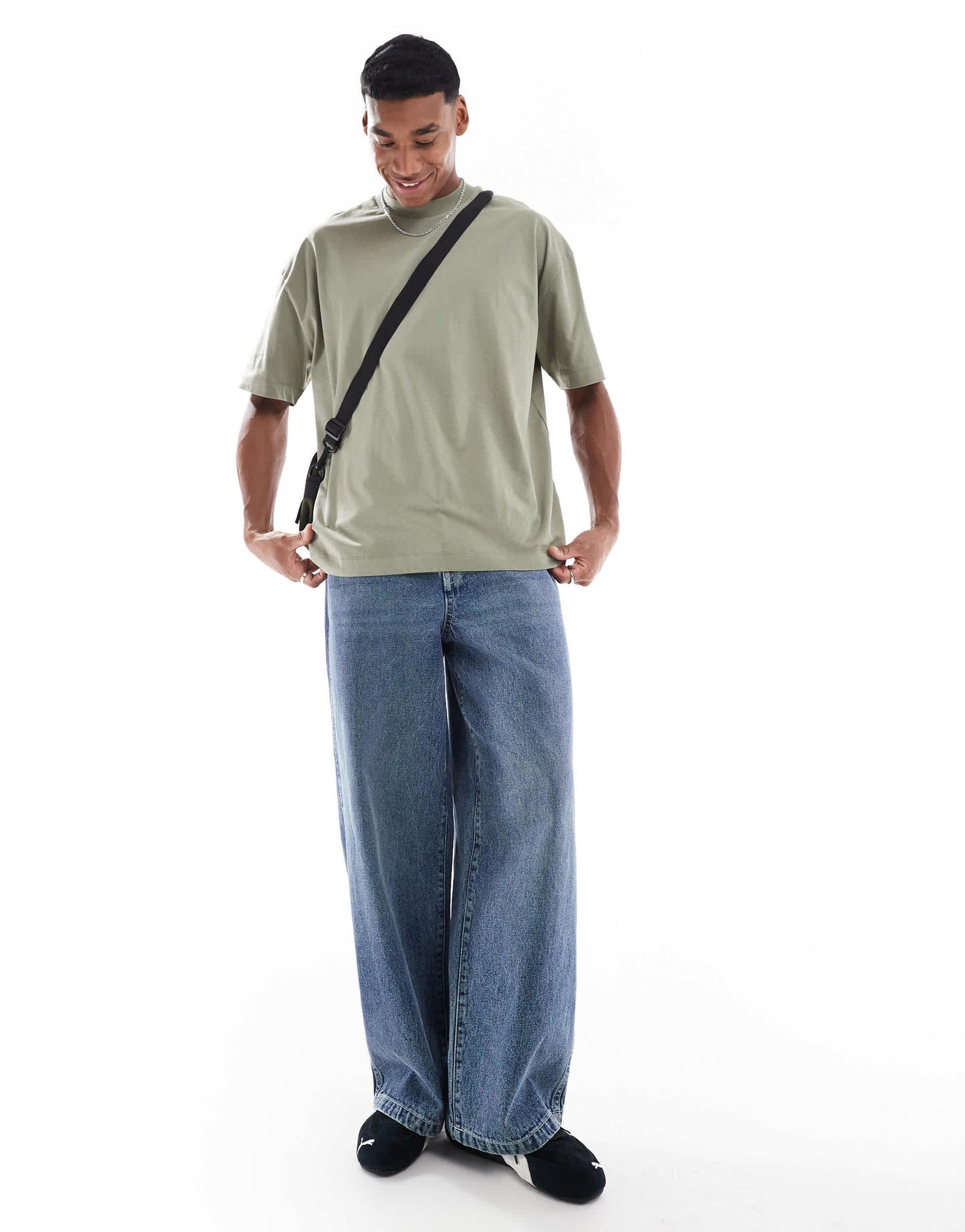 ASOS DESIGN Essentials oversized t-shirt in khaki