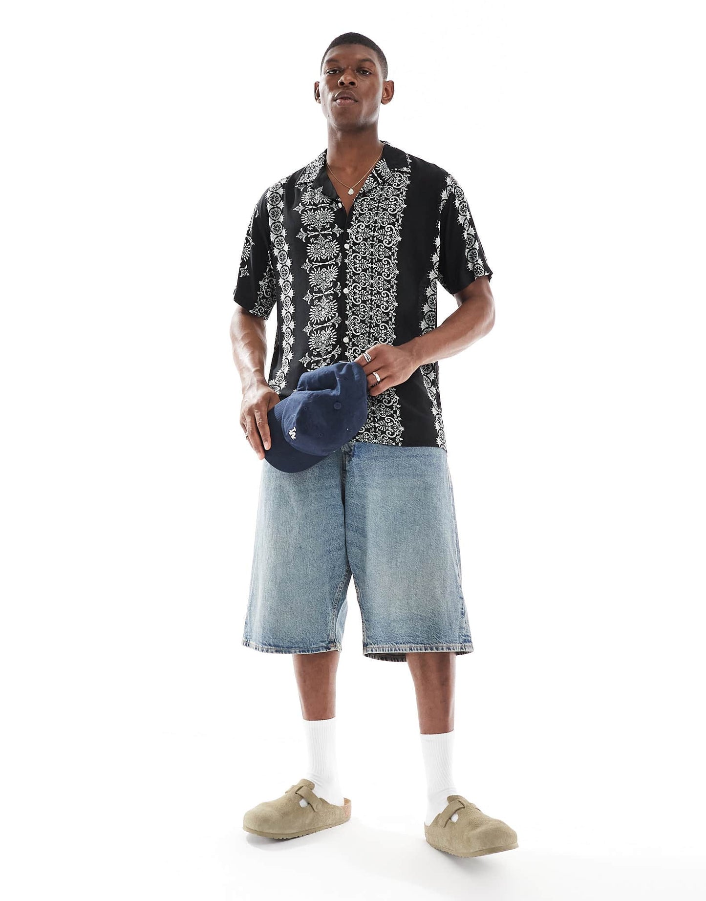 Jack & Jones oversize shirt with stripe print