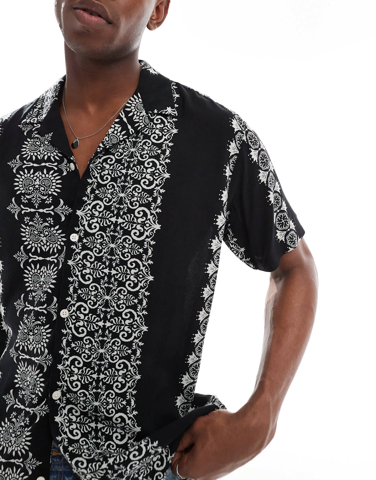 Jack & Jones oversize shirt with stripe print