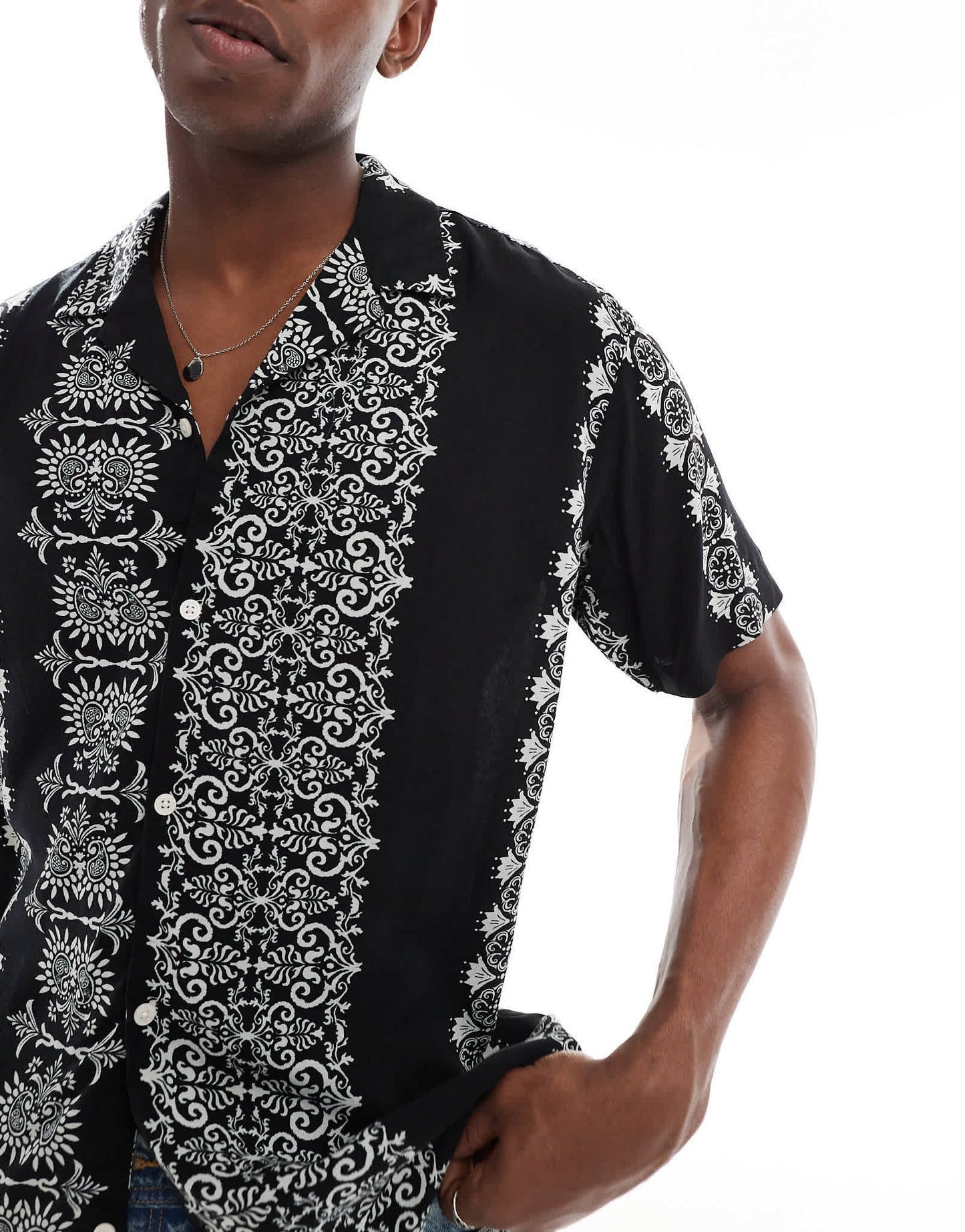 Jack & Jones oversize shirt with stripe print