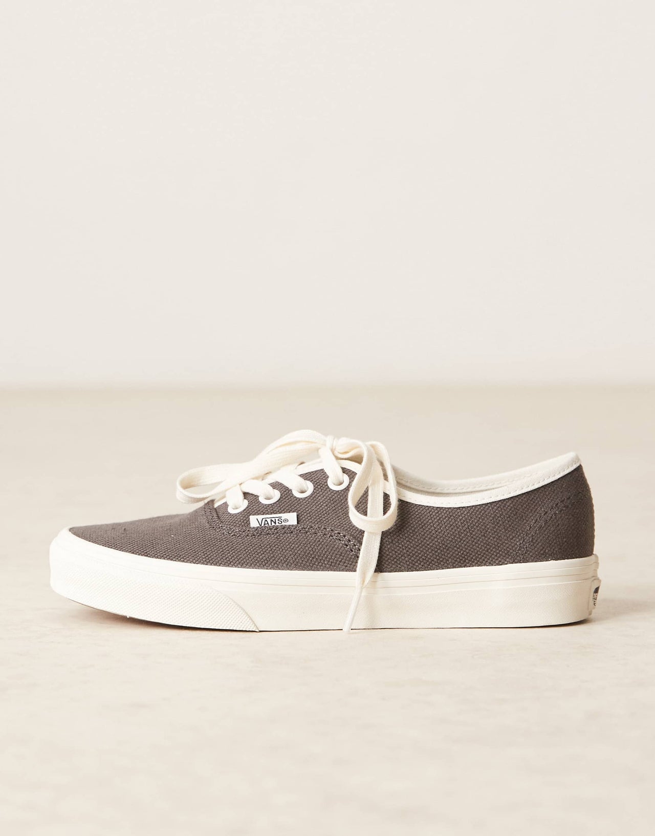 Vans Authentic linen trainers in dark brown