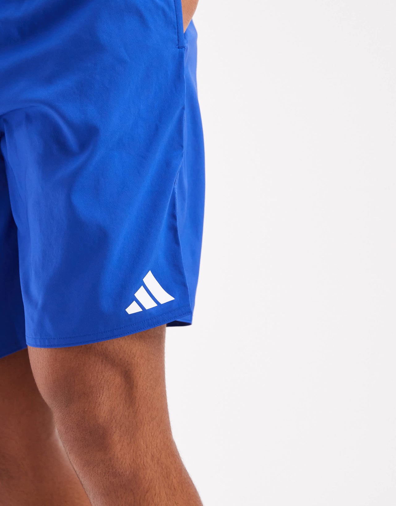 adidas Training 8"""" swim shorts in blue
