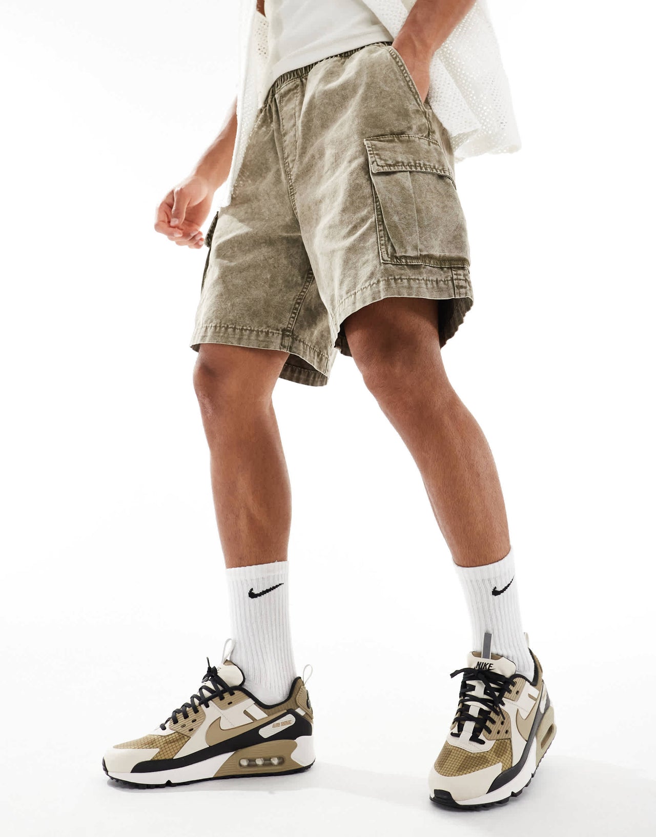 Nike Air Max 90 Drift unisex trainers in beige