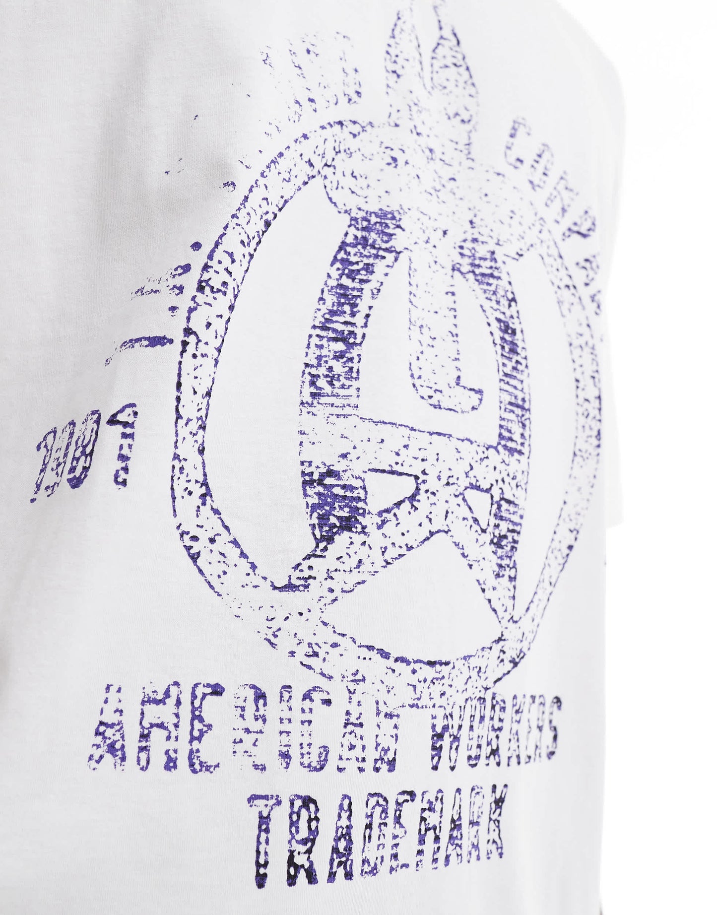 ASOS DESIGN oversized t-shirt with varsity graphic in white