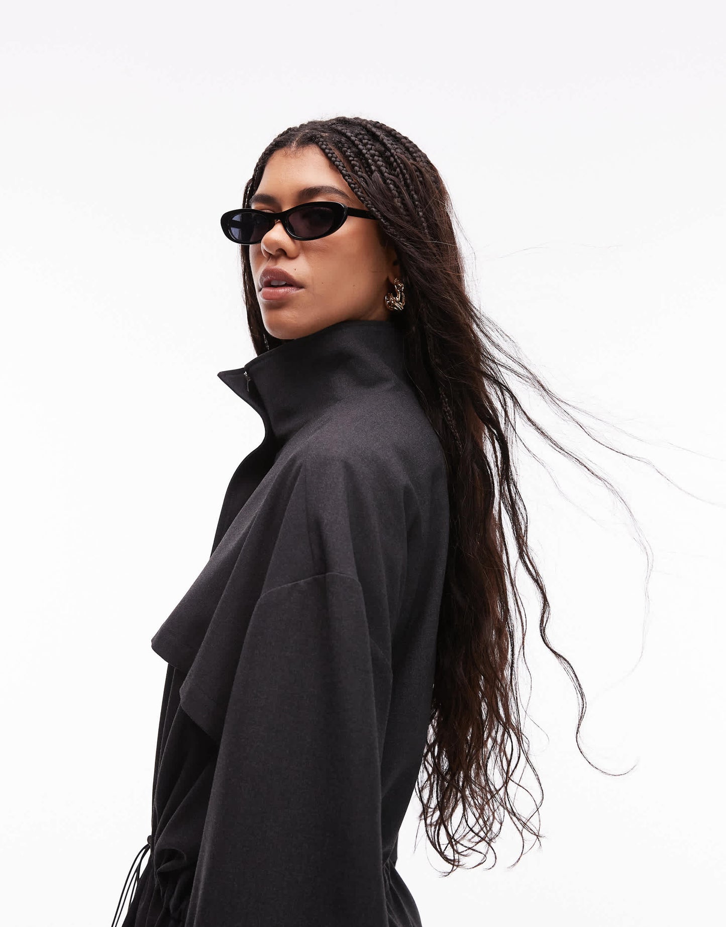 ASOS DESIGN tailored zip through sports jacket in grey