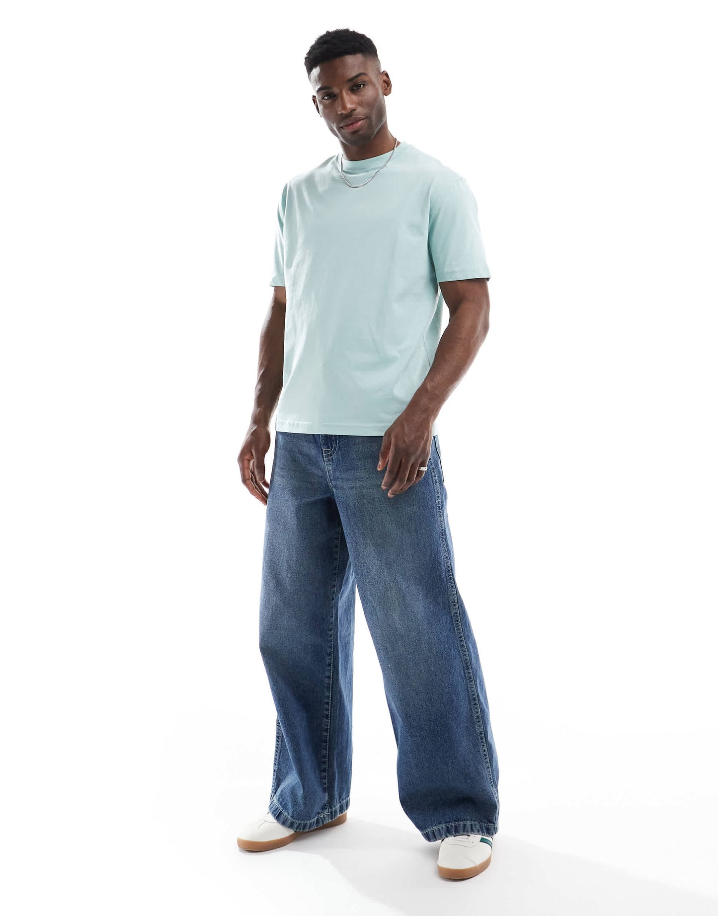 ASOS DESIGN essentials relaxed t-shirt in blue