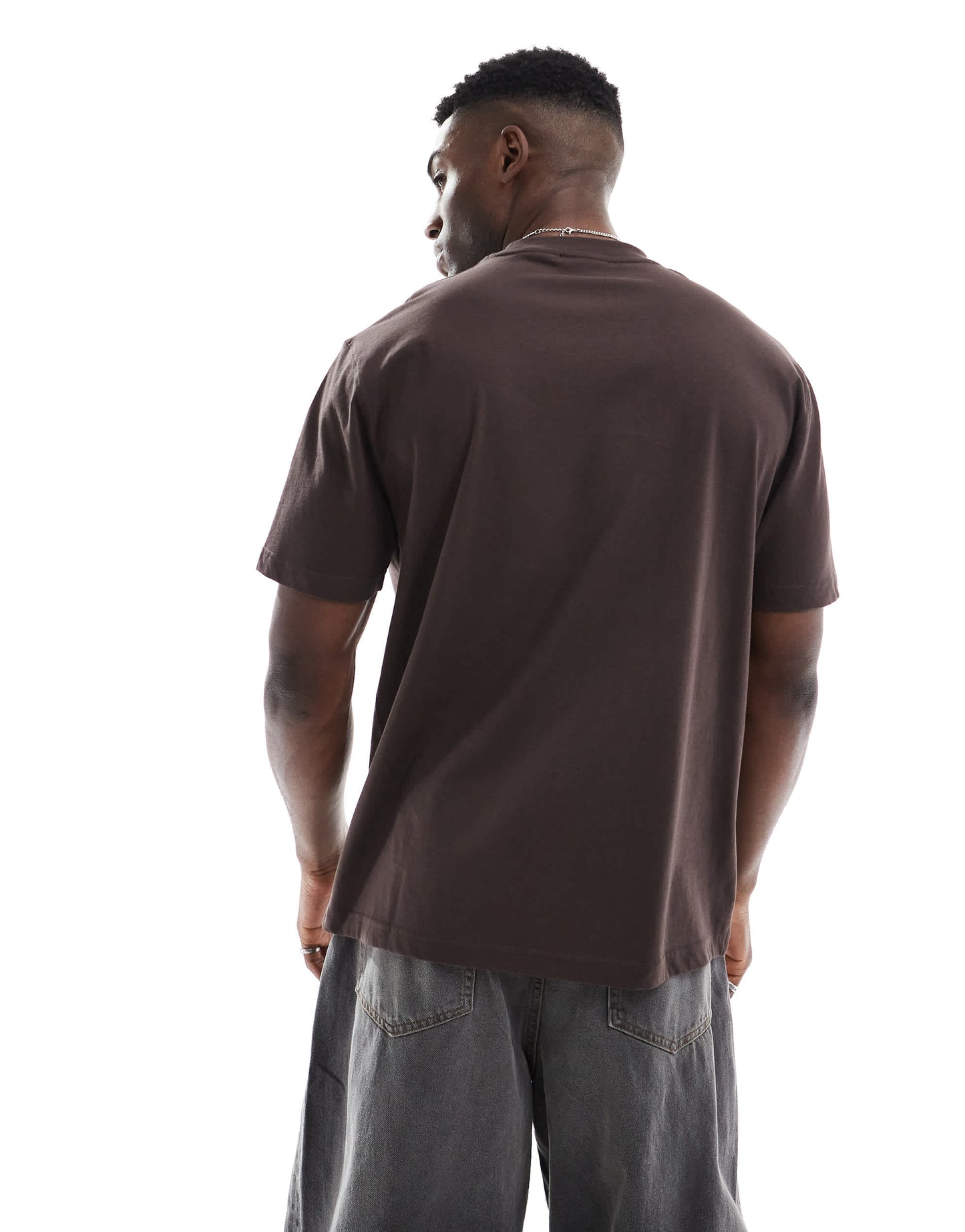 ASOS DESIGN Essentials relaxed t-shirt in dark brown