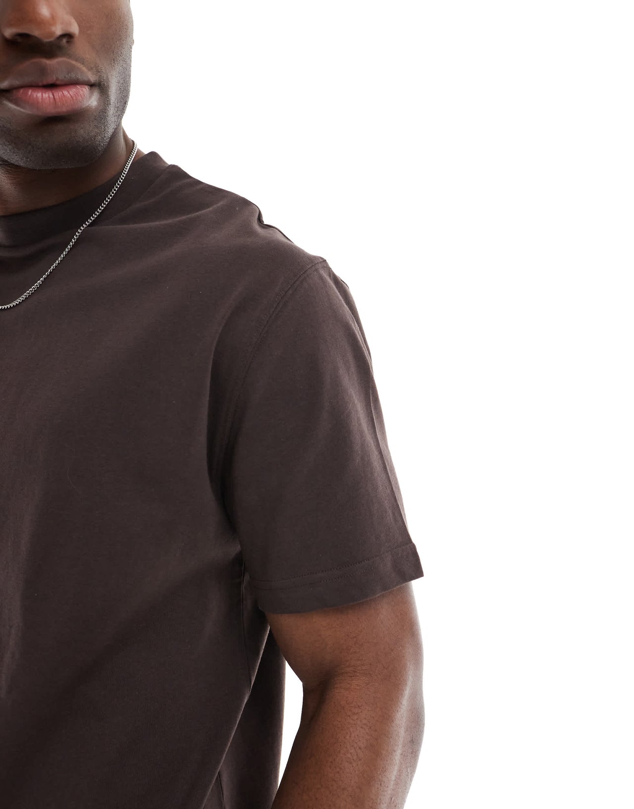 ASOS DESIGN Essentials relaxed t-shirt in dark brown