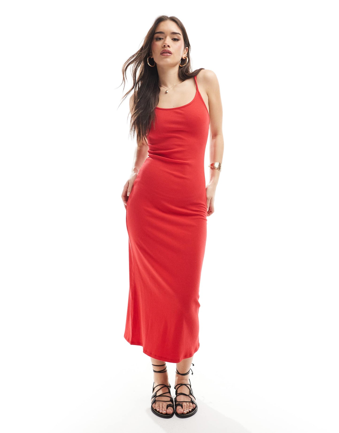 Cotton on Byron low back maxi dress in red