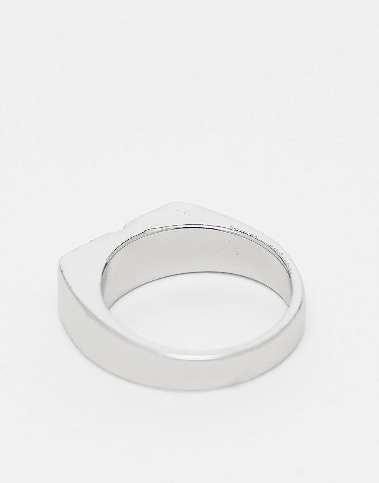 Reclaimed Vintage unisex wrap ring in silver