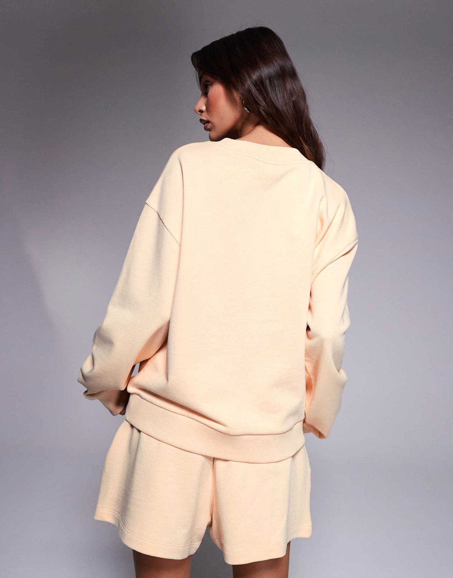 Weekend Collective sweatshirt with embroidered logo in buttermilk