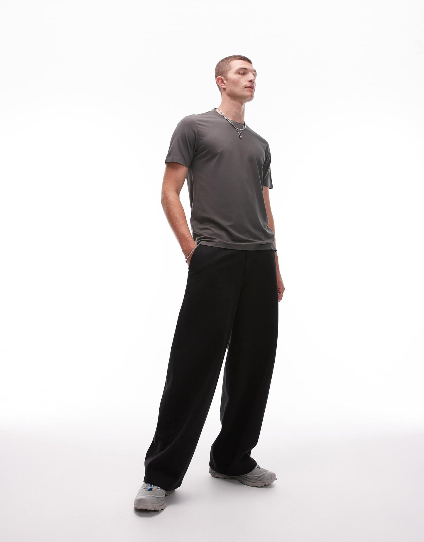 Mango performance breathable t-shirt in khaki