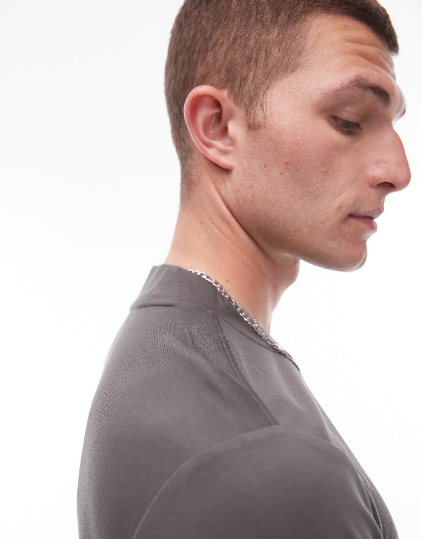 Mango performance breathable t-shirt in khaki