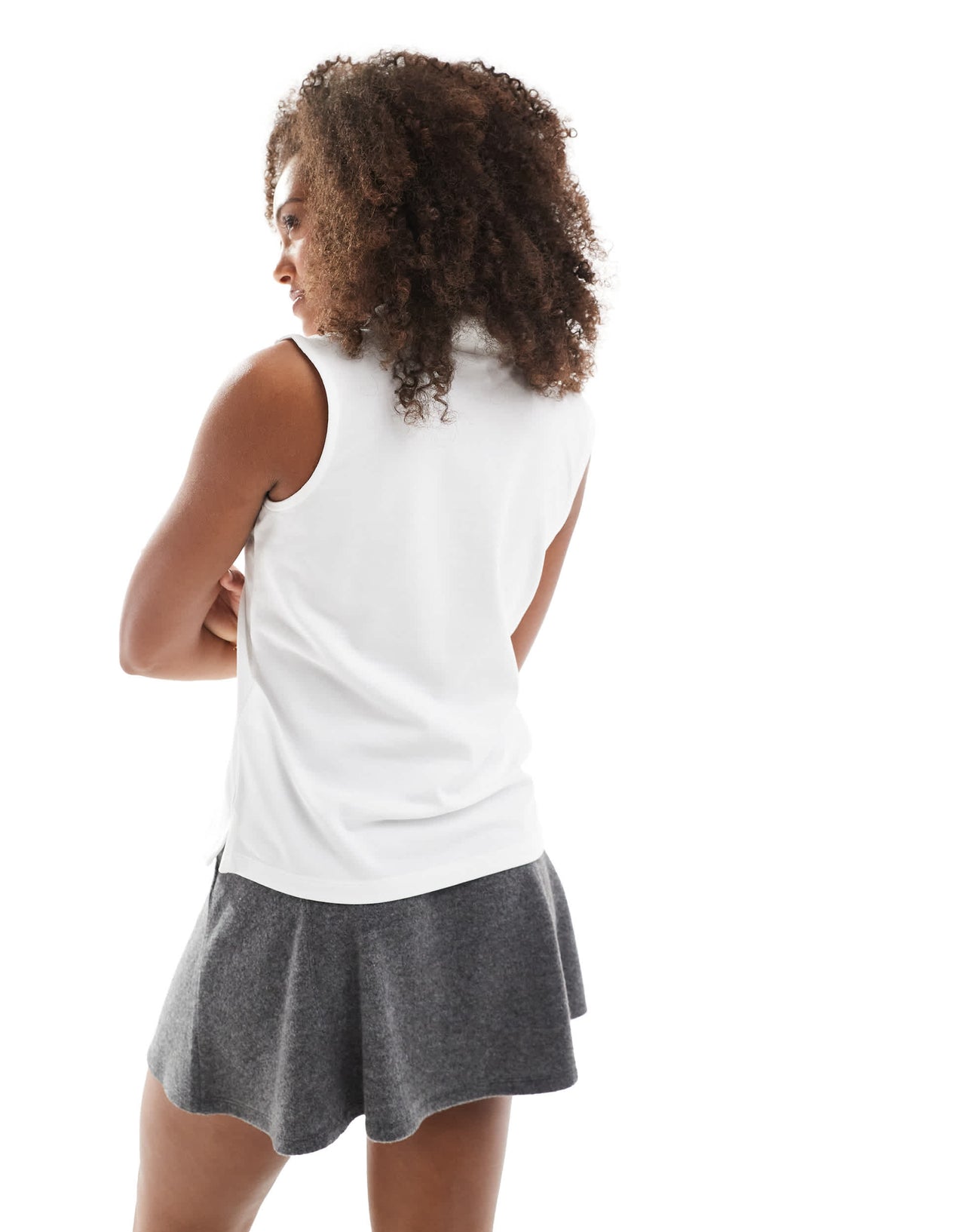 Barbour Bowford sleeveless polo shirt in white