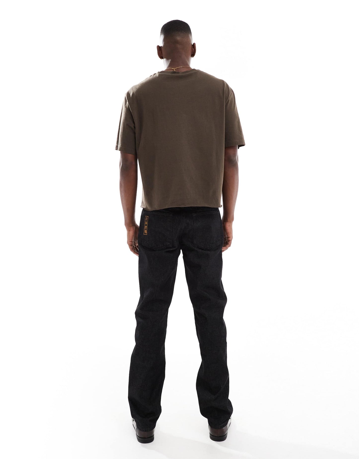 River Island minimal straight fit jeans co-ord in rinse black