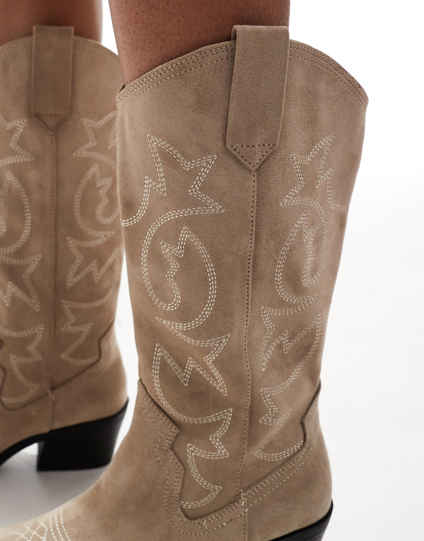 Pull&Bear western boot in beige