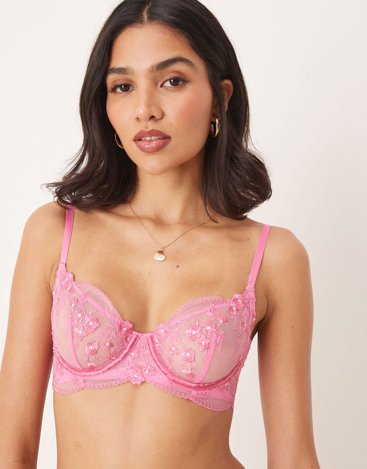 Kat The Label Sofia underwire bra in pink