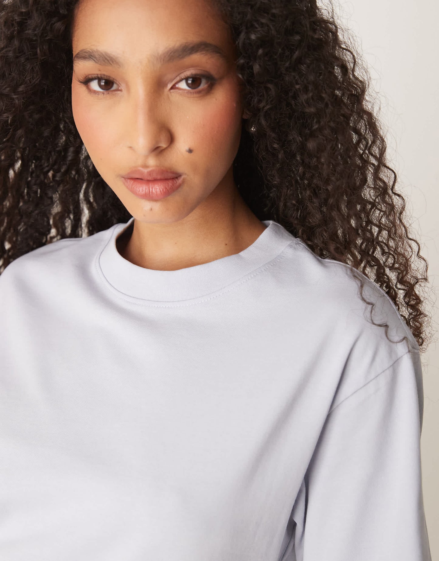 Gina Tricot short sleeve t-shirt in light blue