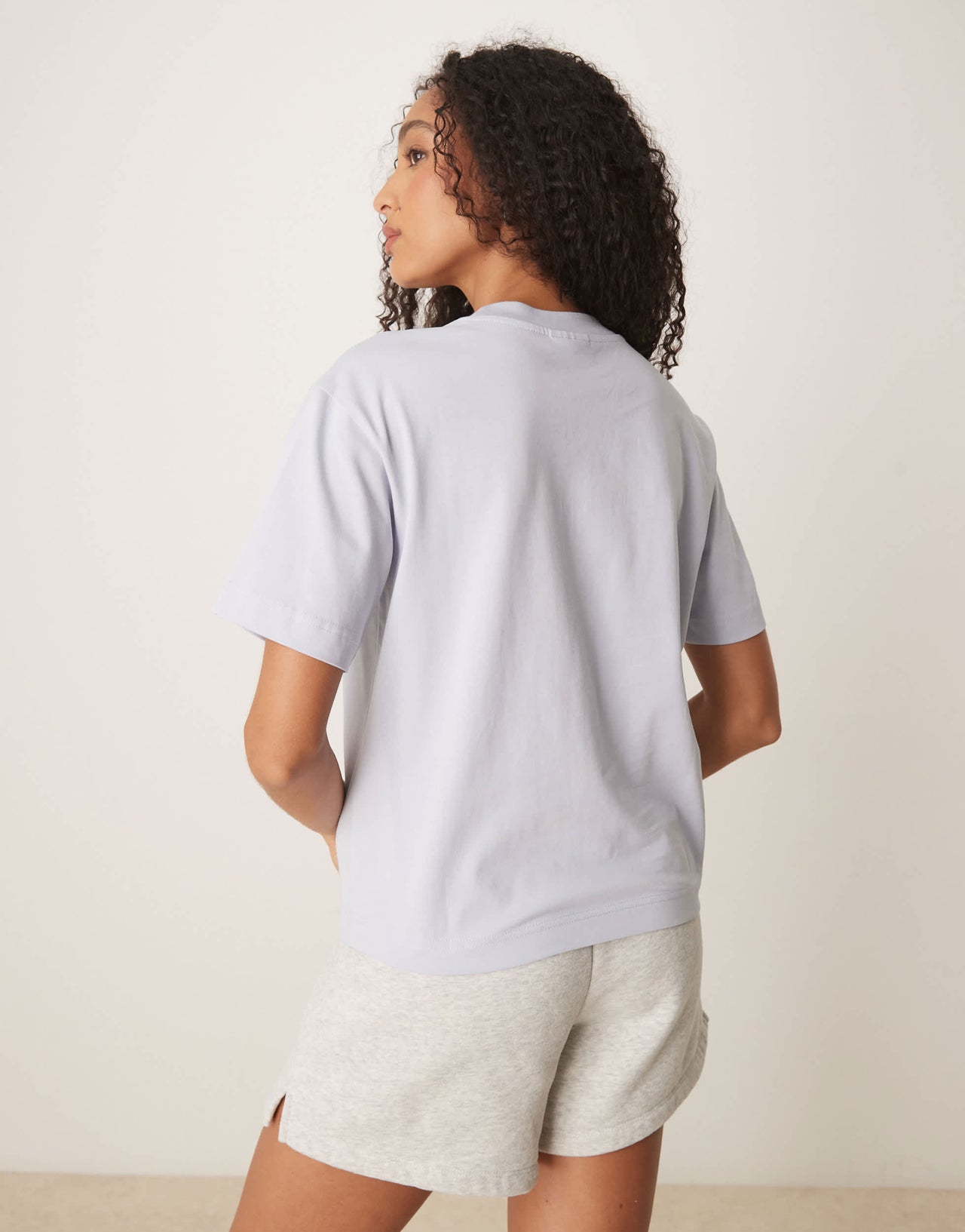 Gina Tricot short sleeve t-shirt in light blue