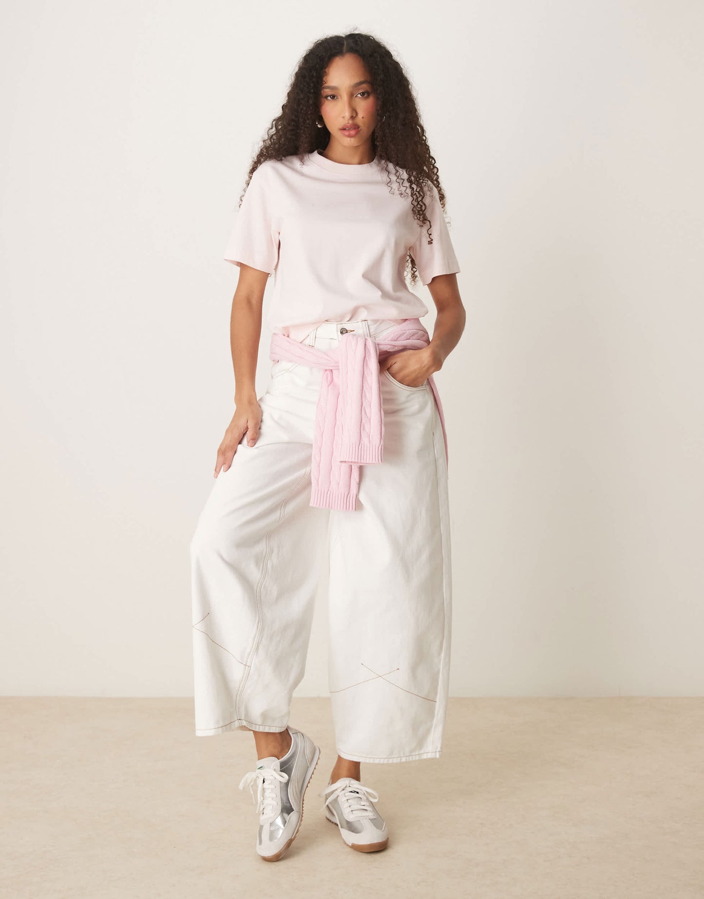 Gina Tricot short sleeve t-shirt in pink