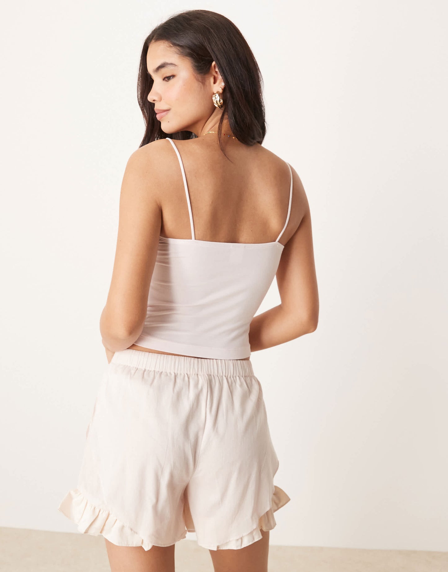 Gina Tricot strappy singlet vest top in pink