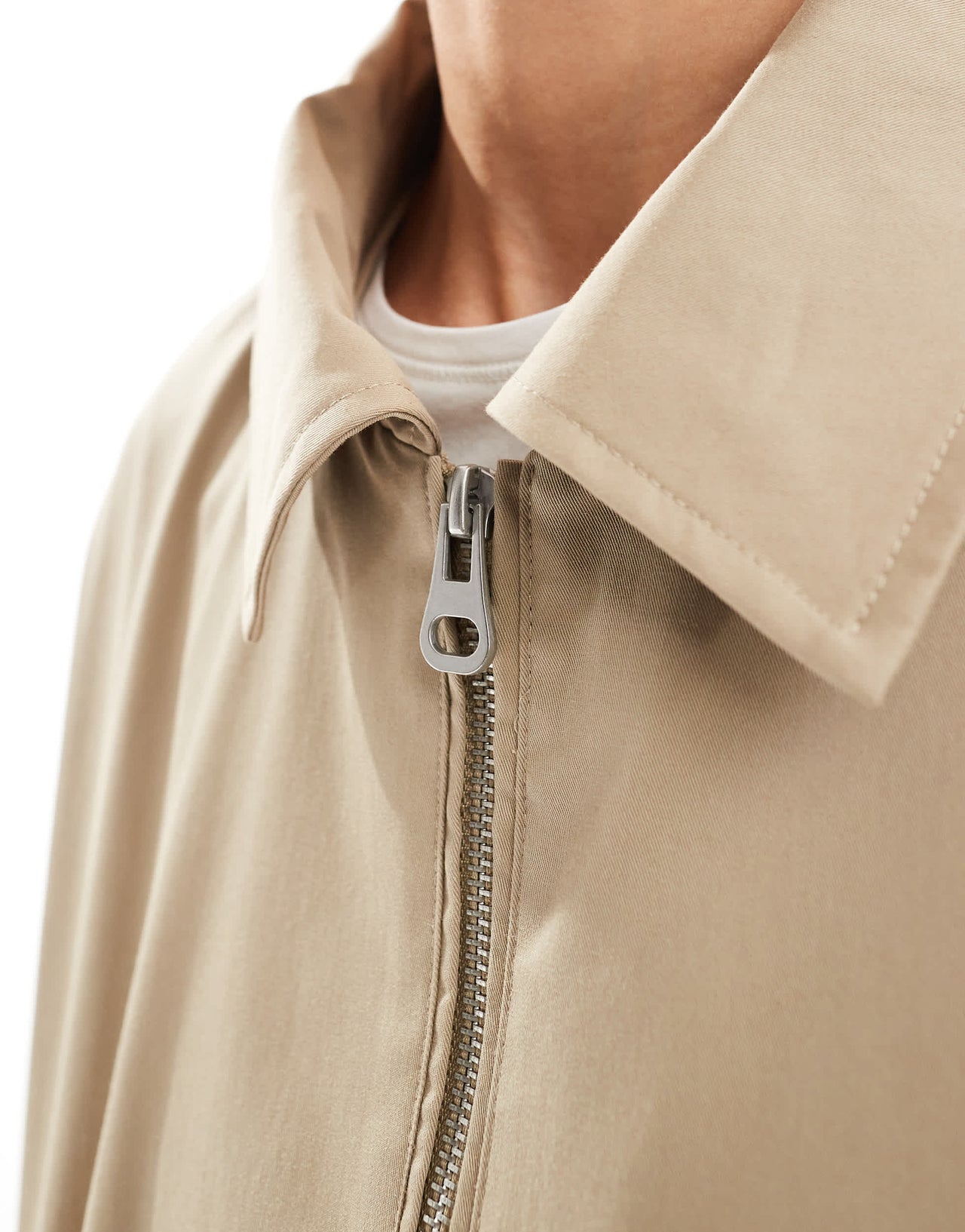 Pull&Bear Harrington jacket in beige