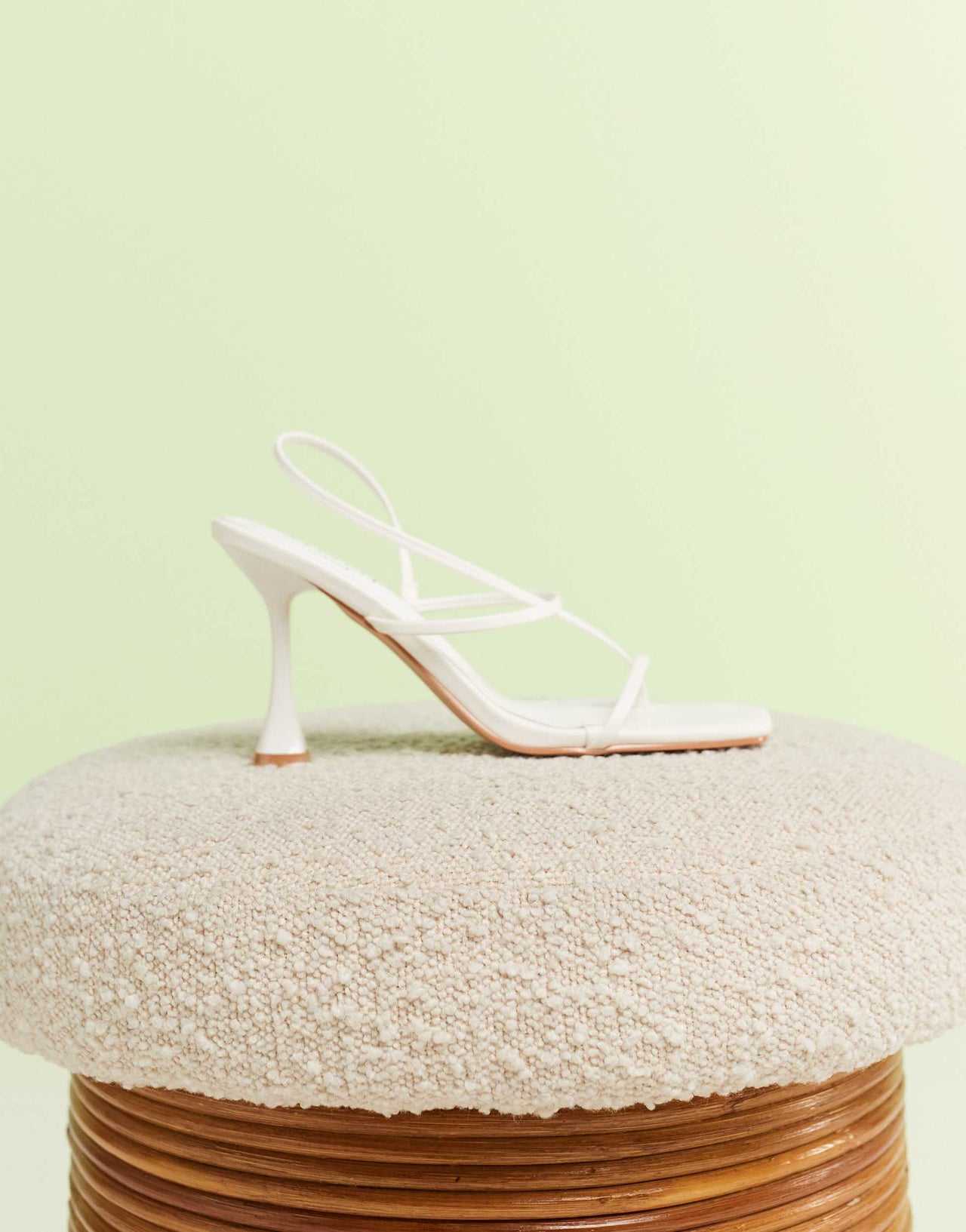 Simmi London Allegra strappy heeled sandals in white