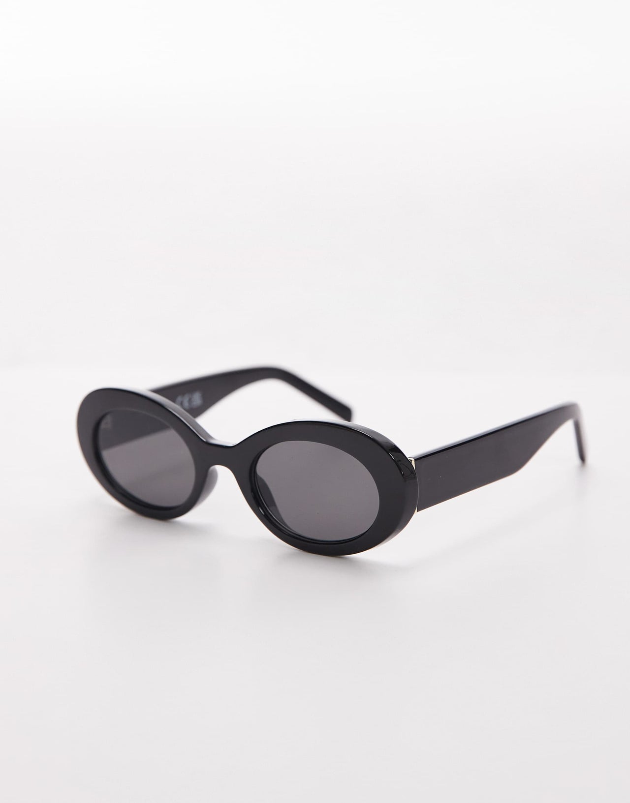 & Other Stories oval cats eye sunglasses in black