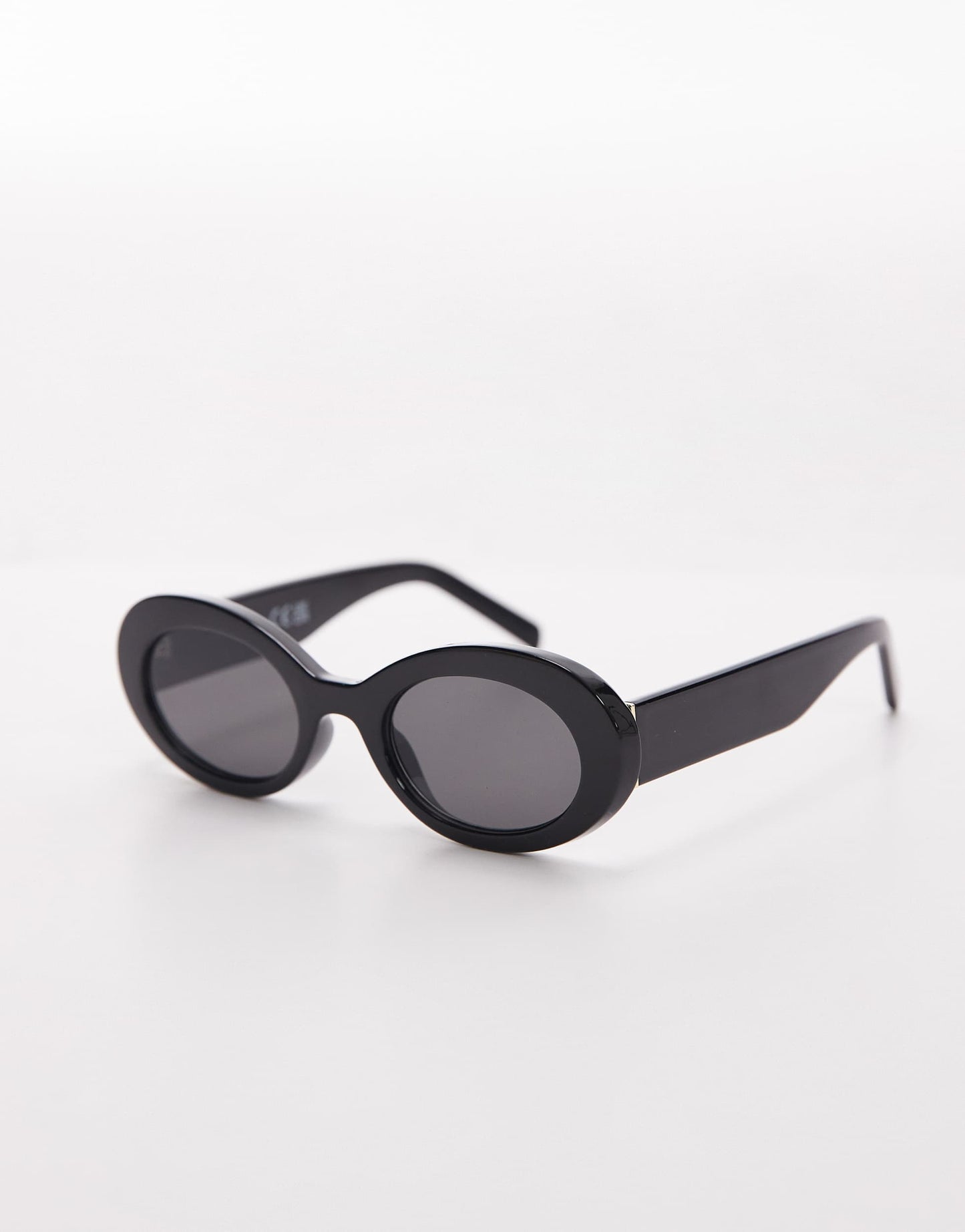 & Other Stories oval cats eye sunglasses in black